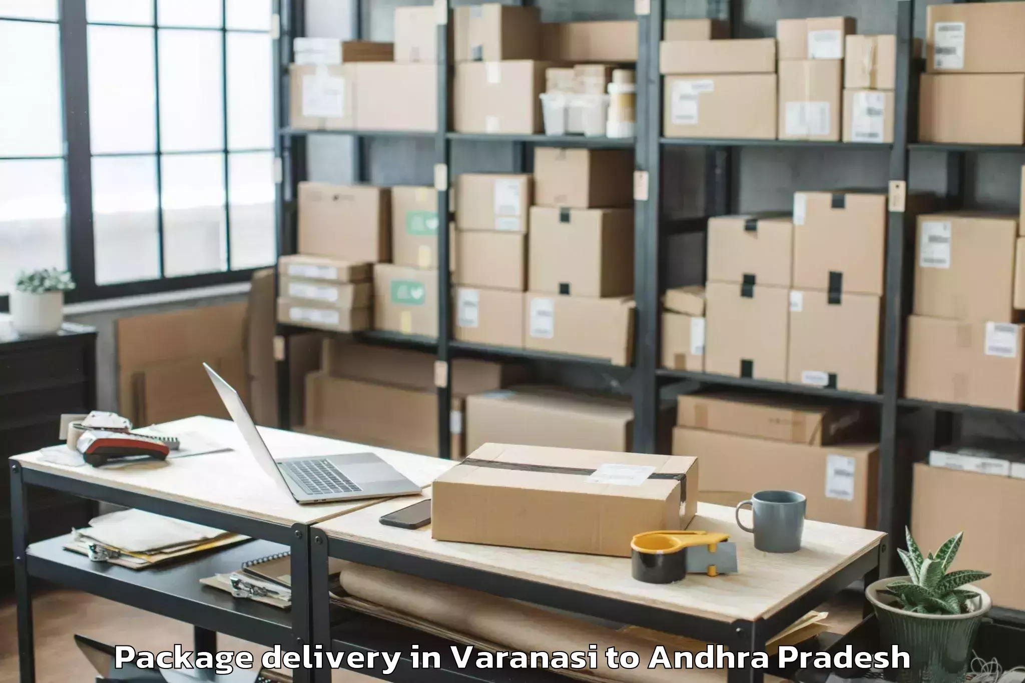 Varanasi to Vissannapet Package Delivery